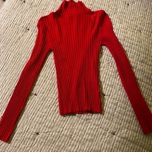 Urban Outfitters Red Turtleneck Sweater